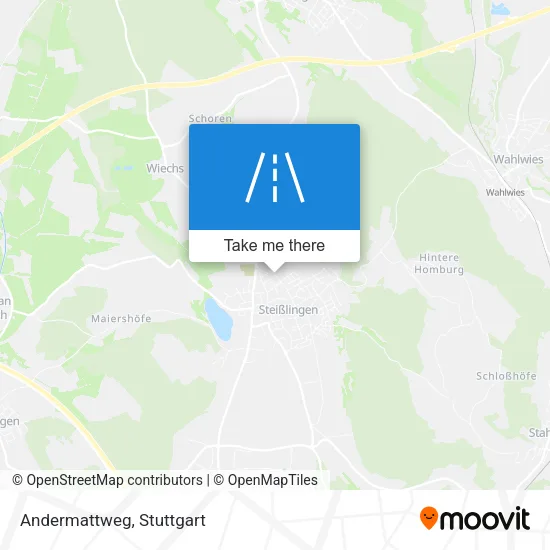 Карта Andermattweg