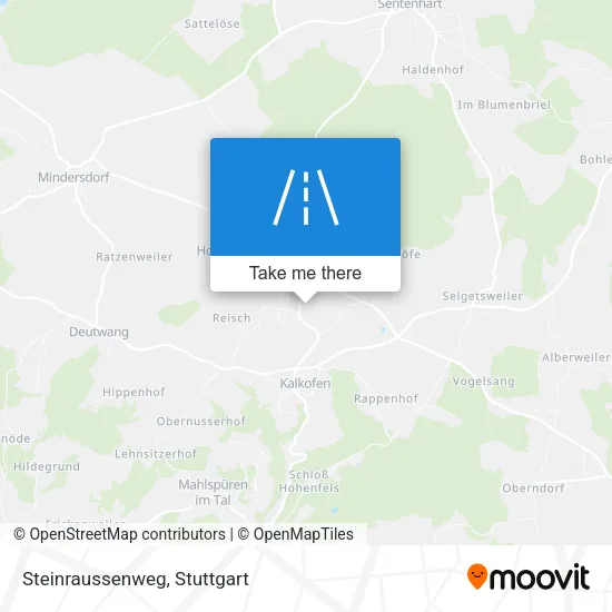 Карта Steinraussenweg
