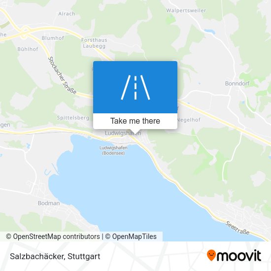 Карта Salzbachäcker