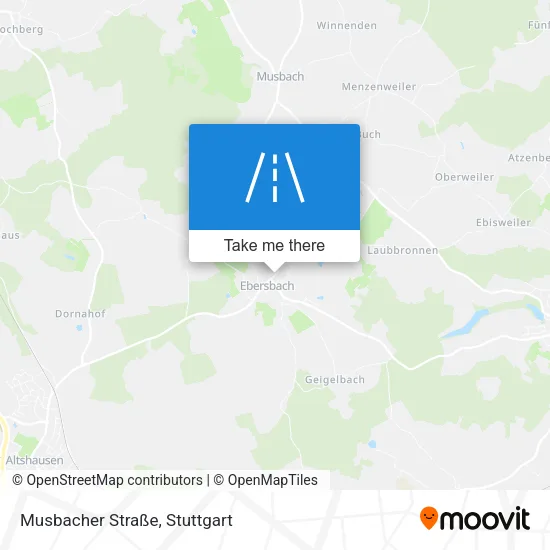 Карта Musbacher Straße