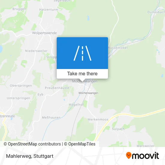 Mahlerweg map