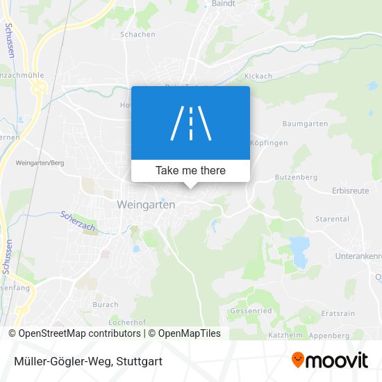 Müller-Gögler-Weg map