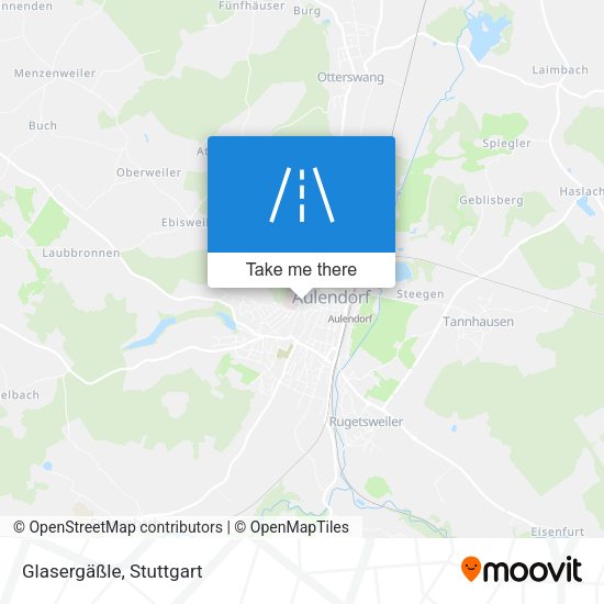 Glasergäßle map