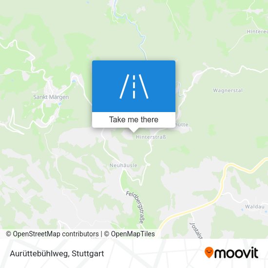 Aurüttebühlweg map