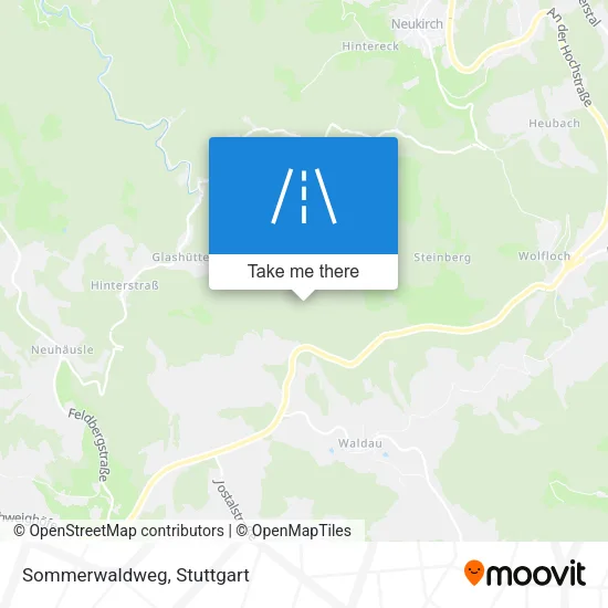 Карта Sommerwaldweg