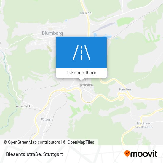 Biesentalstraße map