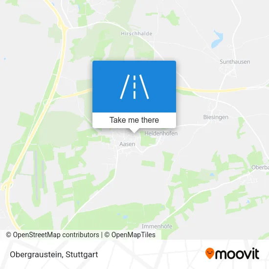 Карта Obergraustein