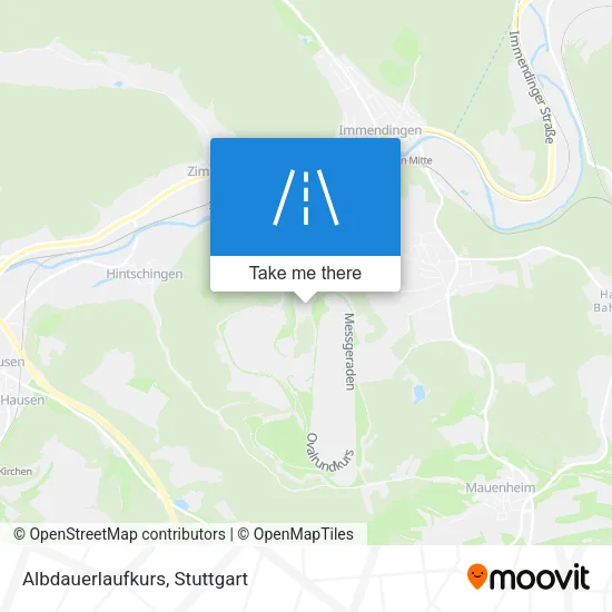 Albdauerlaufkurs map