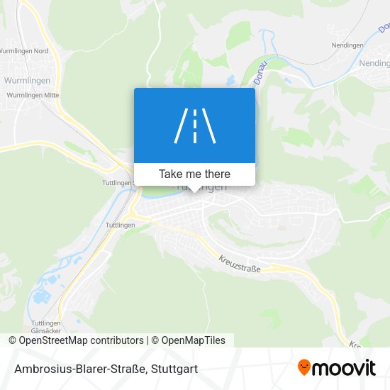 Ambrosius-Blarer-Straße map