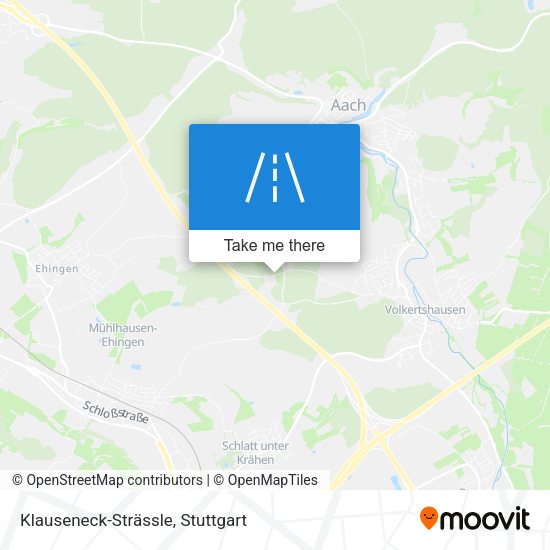 Klauseneck-Strässle map