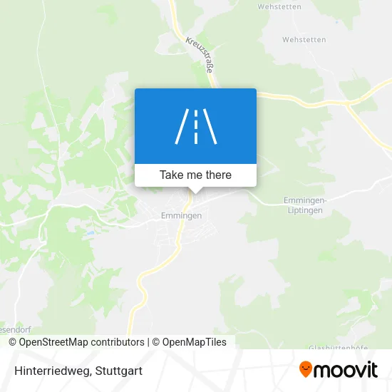 Карта Hinterriedweg