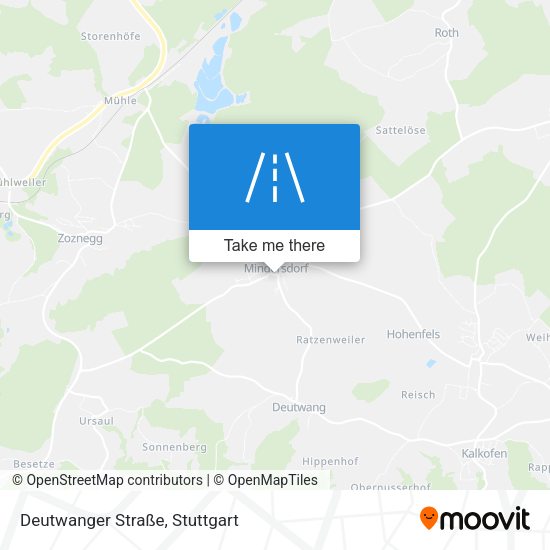 Deutwanger Straße map