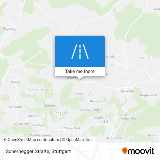 Карта Schernegger Straße
