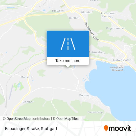 Карта Espasinger Straße