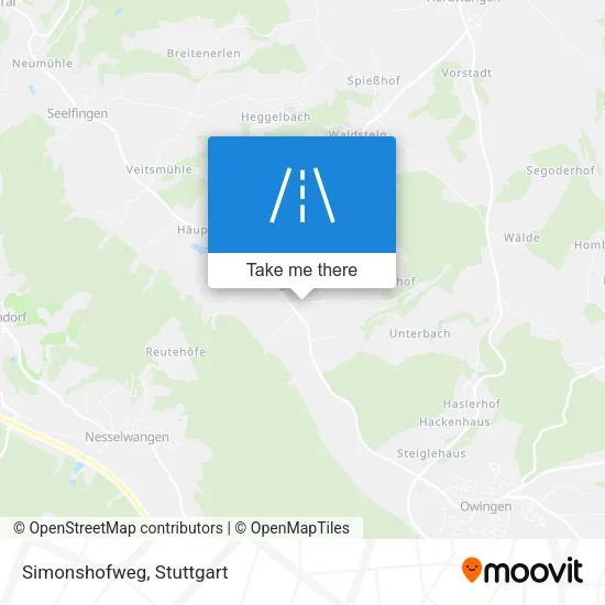 Карта Simonshofweg