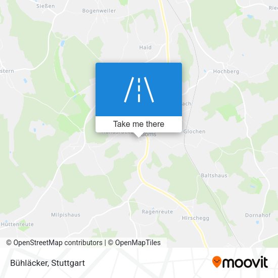 Bühläcker map