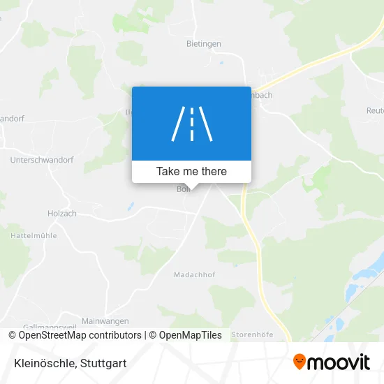 Kleinöschle map