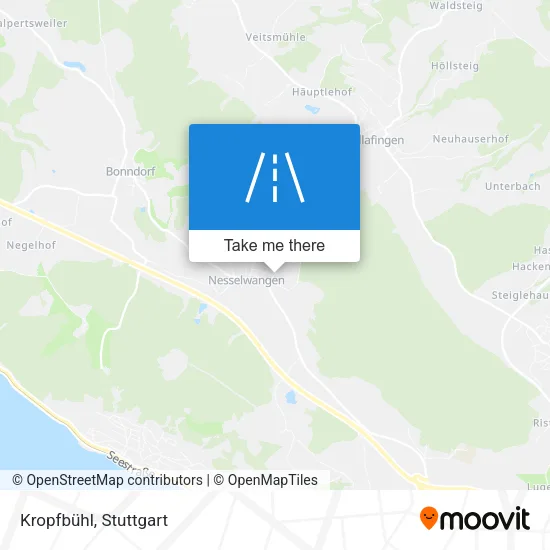 Kropfbühl map