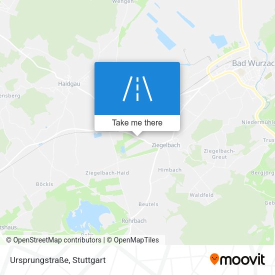 Ursprungstraße map