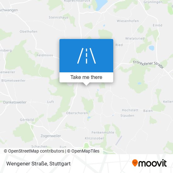 Карта Wengener Straße