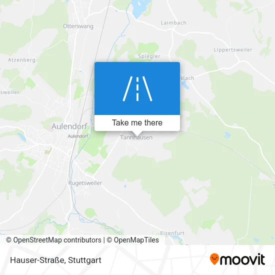 Карта Hauser-Straße