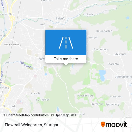 Карта Flowtrail Weingarten