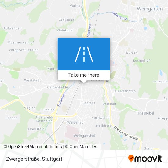 Карта Zwergerstraße