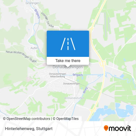 Карта Hinterlehenweg