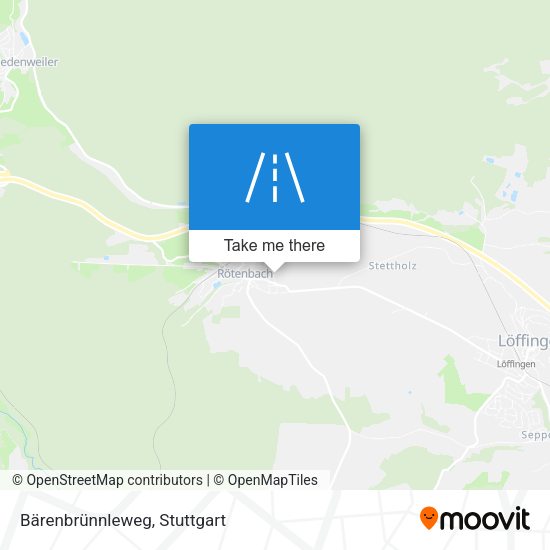 Bärenbrünnleweg map