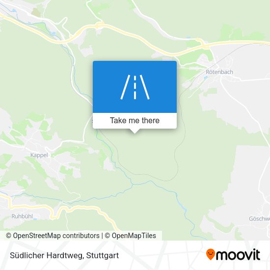 Südlicher Hardtweg map