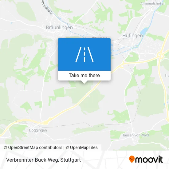Карта Verbrennter-Buck-Weg