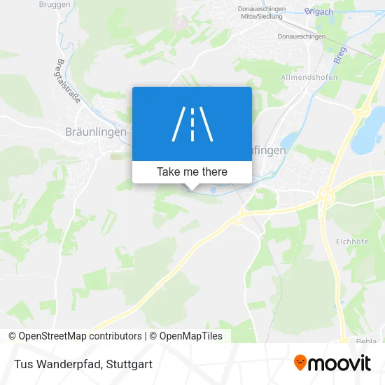 Карта Tus Wanderpfad