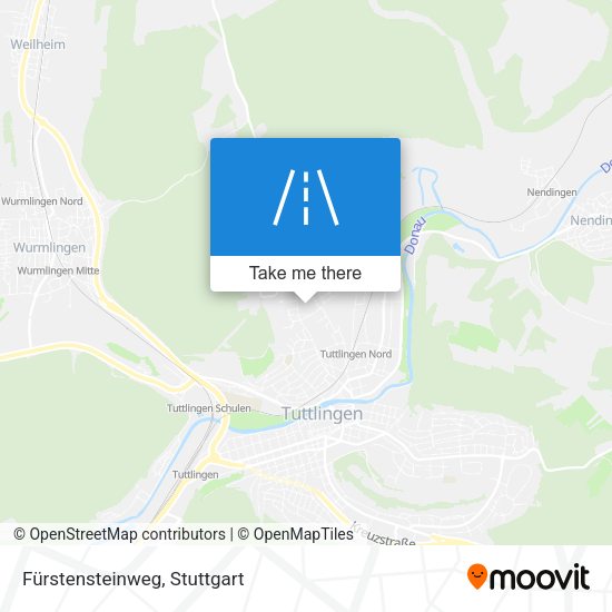 Fürstensteinweg map
