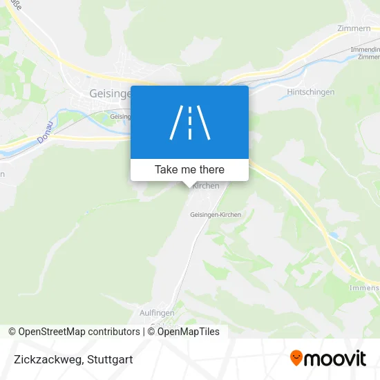 Карта Zickzackweg