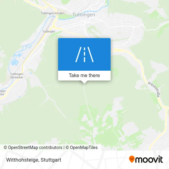 Карта Witthohsteige