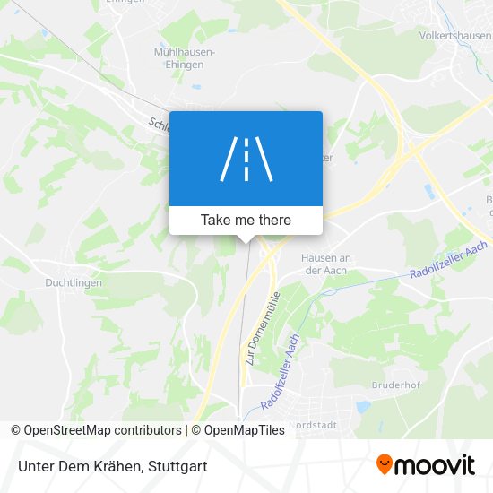 Unter Dem Krähen map