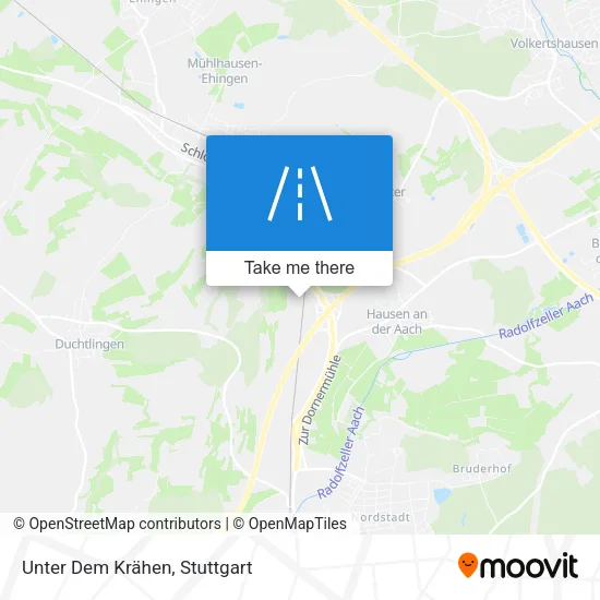 Карта Unter Dem Krähen