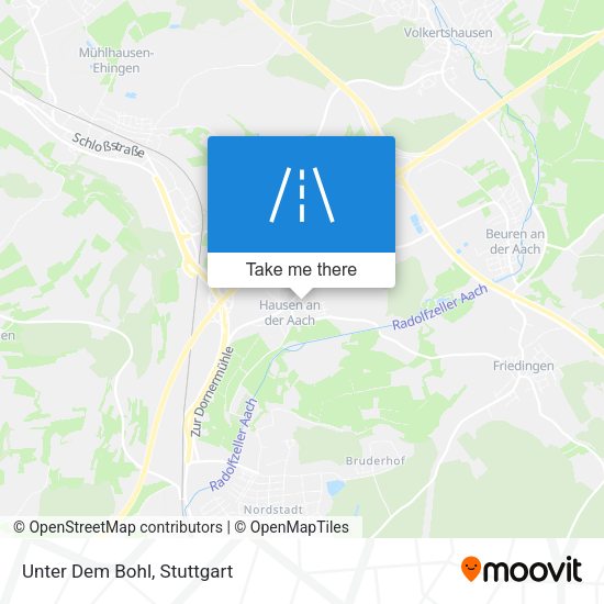 Карта Unter Dem Bohl