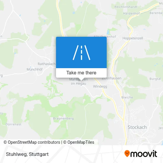 Карта Stuhlweg