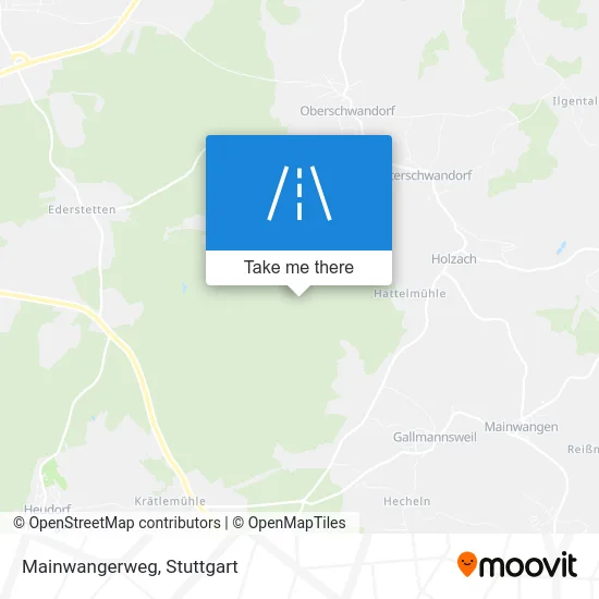 Карта Mainwangerweg