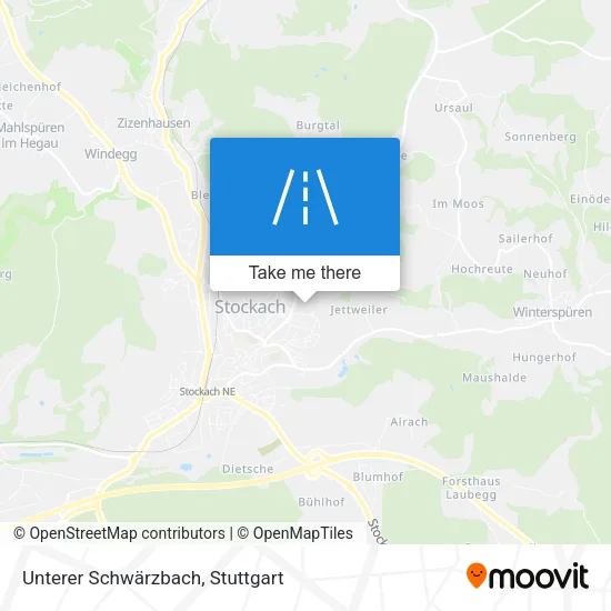 Карта Unterer Schwärzbach