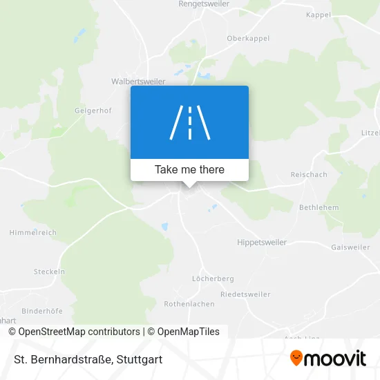 Карта St. Bernhardstraße