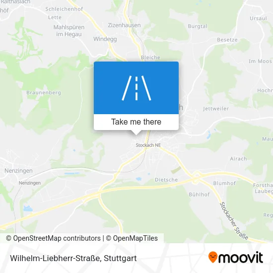 Карта Wilhelm-Liebherr-Straße