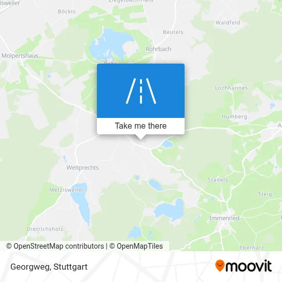 Georgweg map