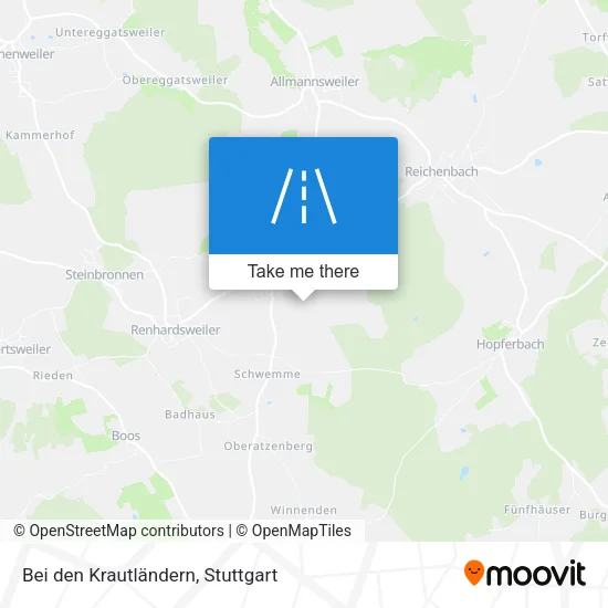 Карта Bei den Krautländern