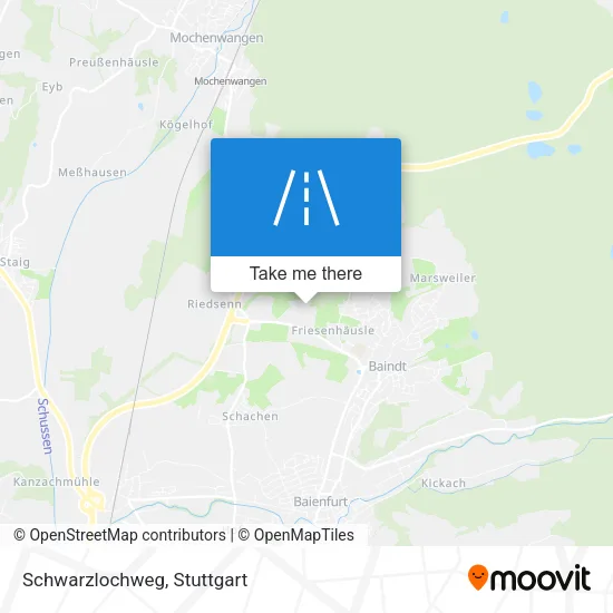 Карта Schwarzlochweg