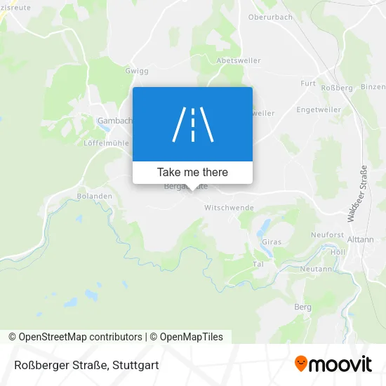 Карта Roßberger Straße