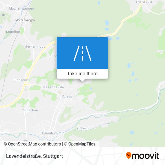 Lavendelstraße map