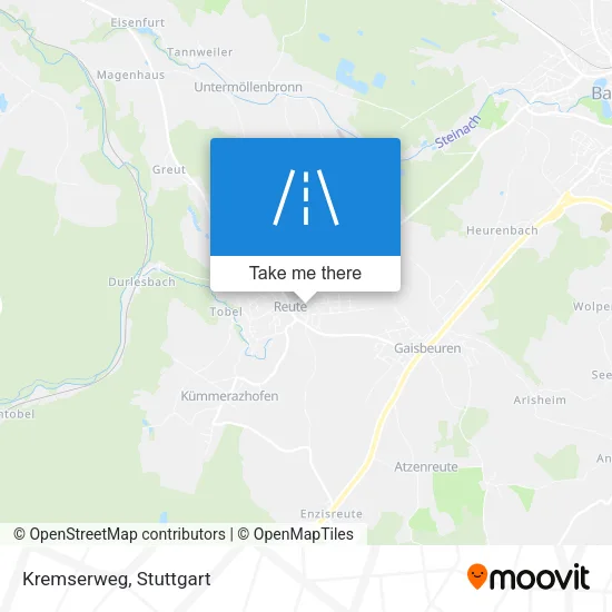 Карта Kremserweg