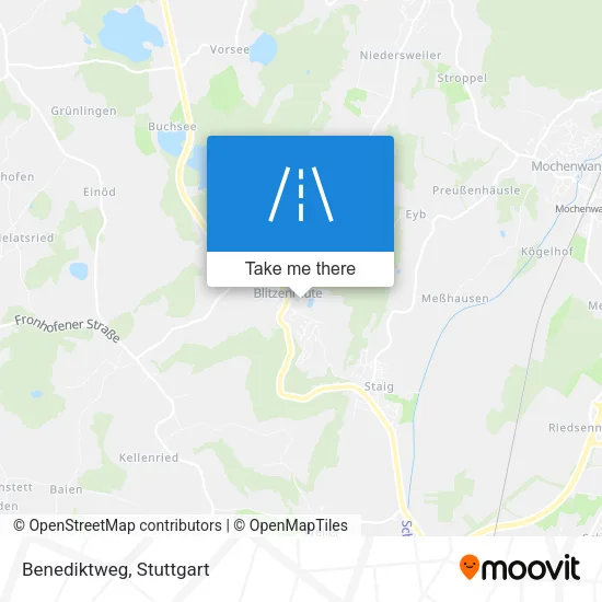 Карта Benediktweg